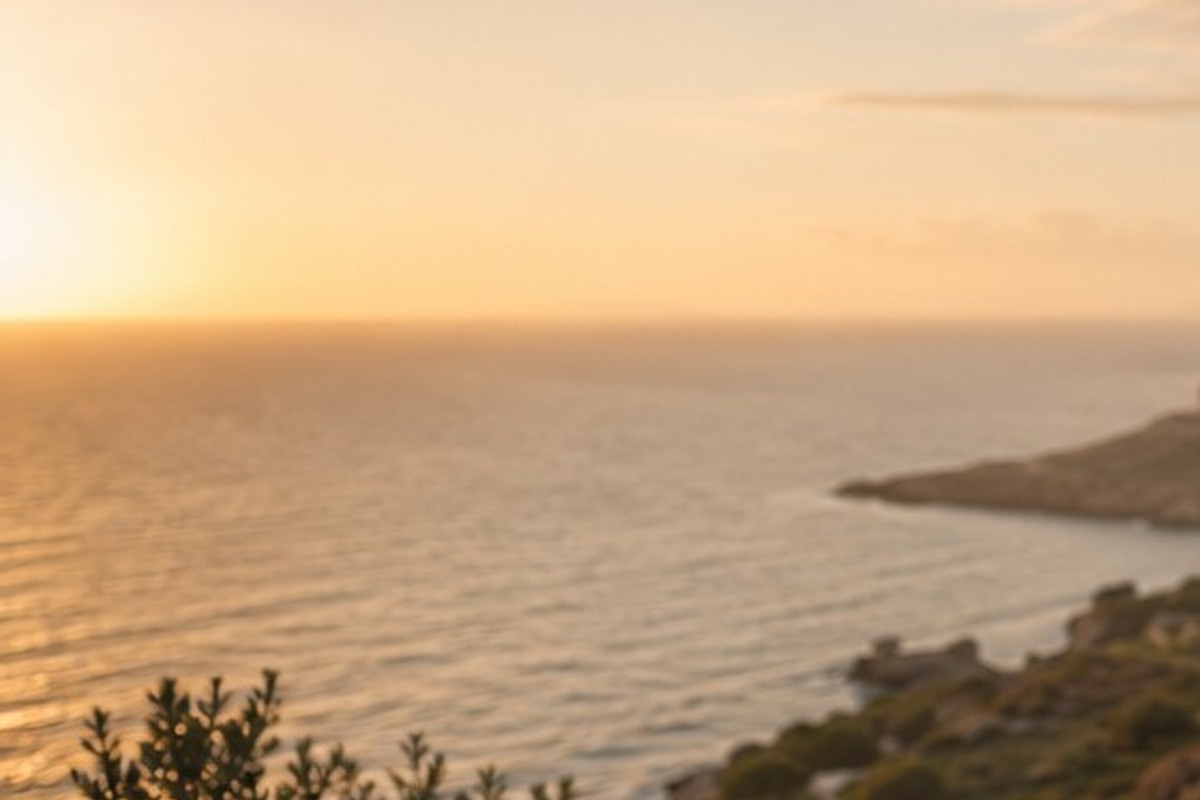 Mediterranean cliffs and sea